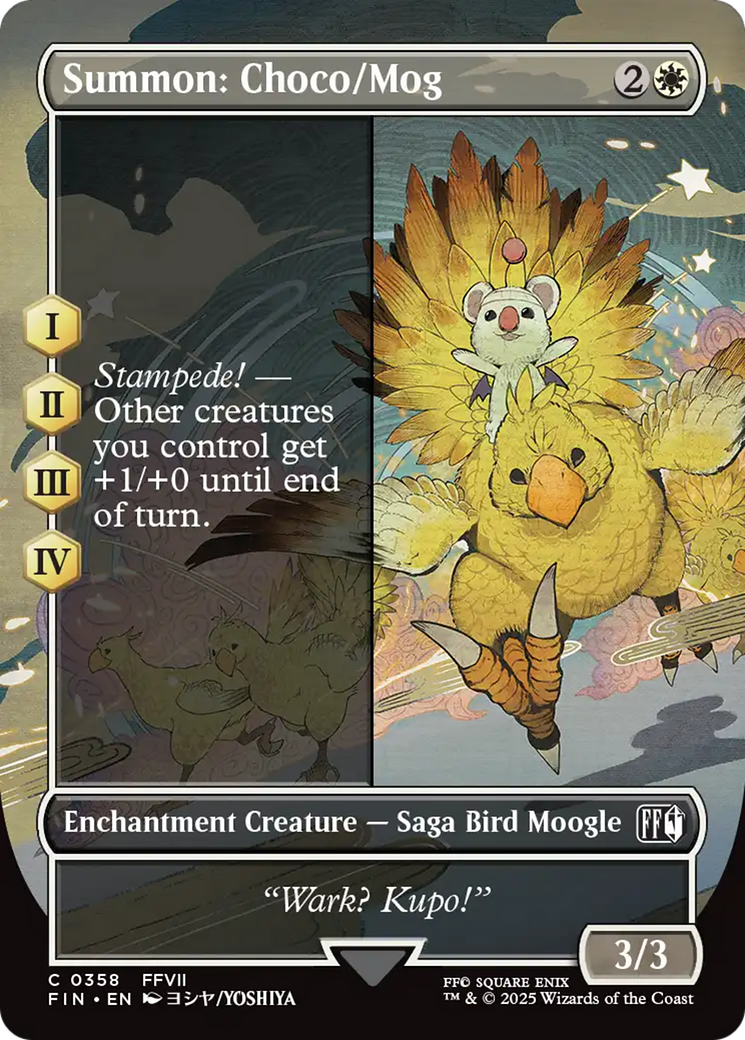 Summon: Choco/Mog (Borderless) [FINAL FANTASY] | Devastation Store
