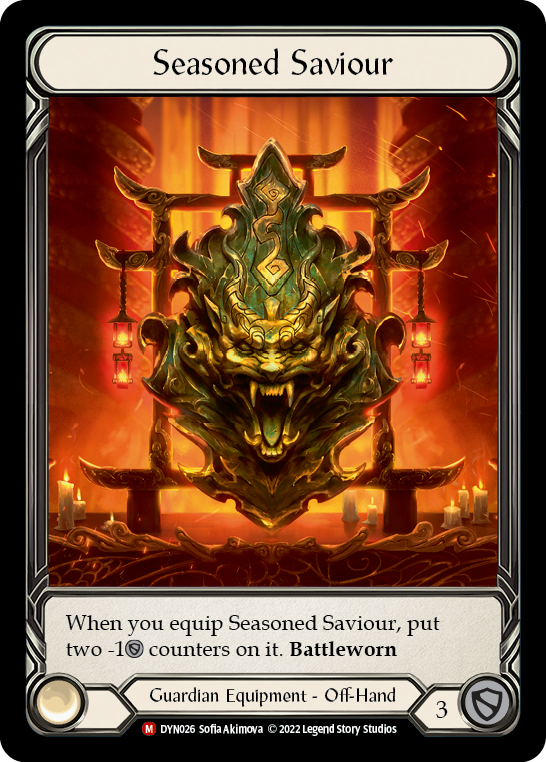 Seasoned Saviour [DYN026] (Dynasty)  Rainbow Foil | Devastation Store