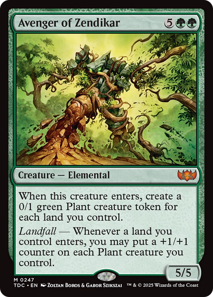 Avenger of Zendikar [Tarkir: Dragonstorm Commander] | Devastation Store