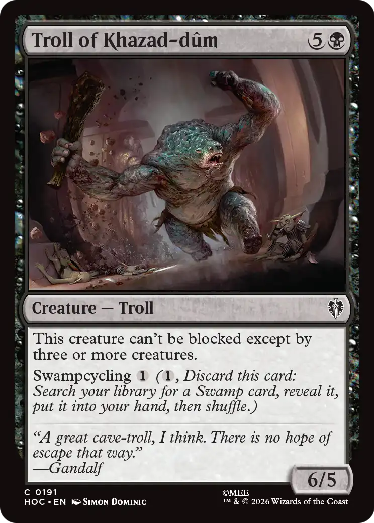 Troll of Khazad-dum [The Hobbit: Eternal-Legal] | Devastation Store