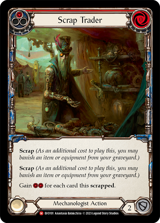 Scrap Trader [EVO101] (Bright Lights)  Rainbow Foil | Devastation Store