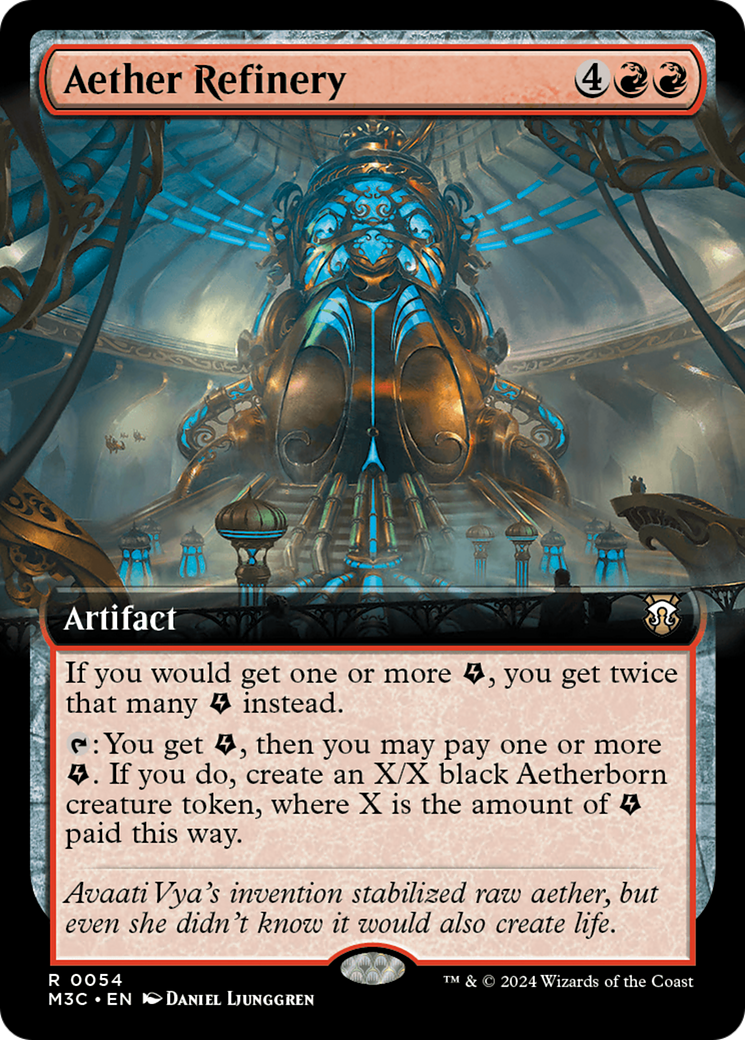Aether Refinery (Extended Art) [Modern Horizons 3 Commander] | Devastation Store