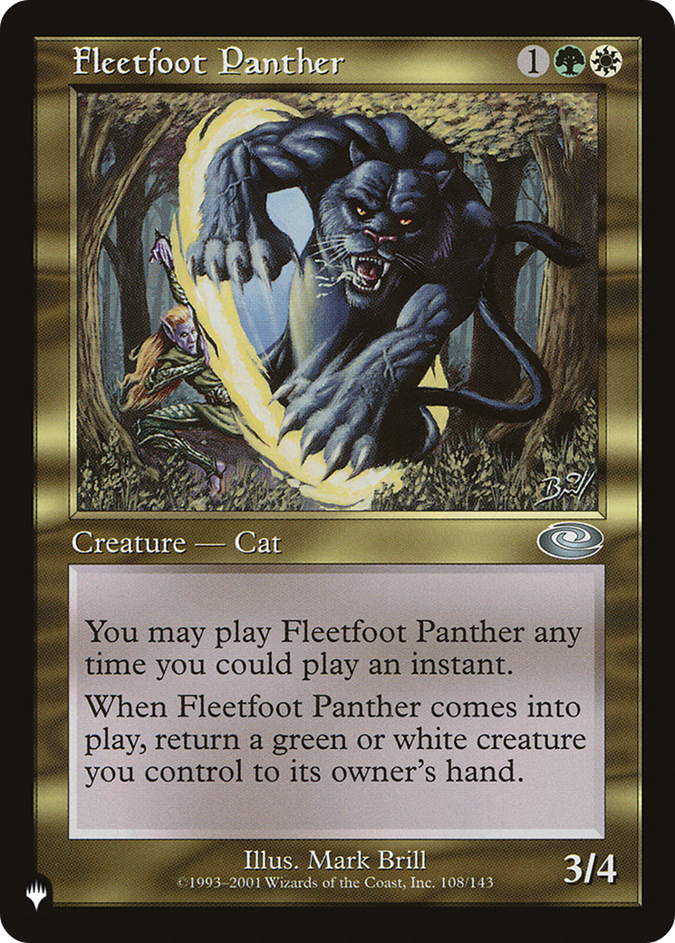 Fleetfoot Panther [The List] | Devastation Store