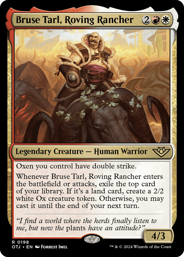 Bruse Tarl, Roving Rancher [Outlaws of Thunder Junction] | Devastation Store