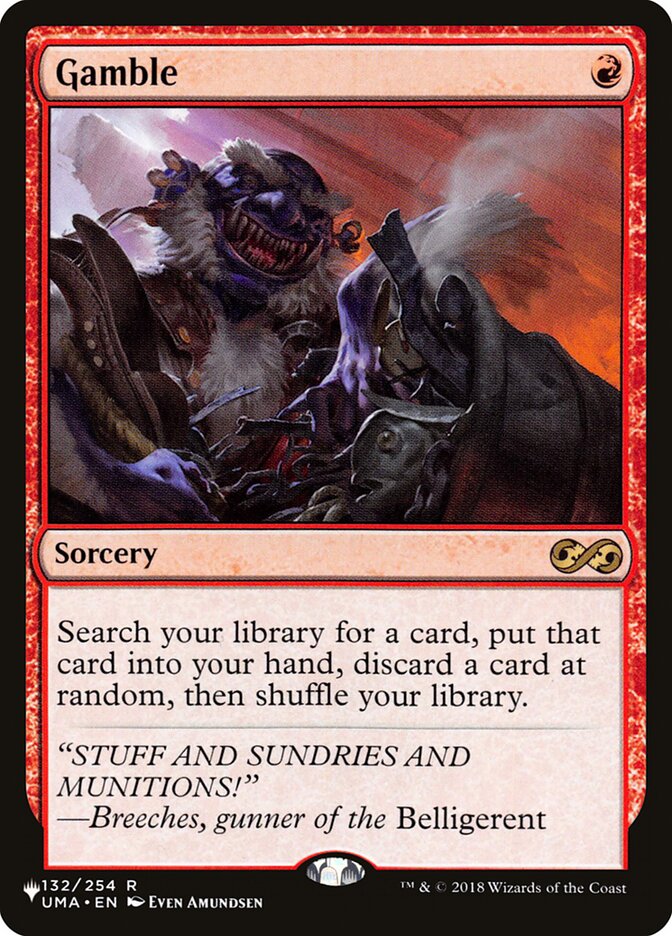 Gamble [Secret Lair: Heads I Win, Tails You Lose] | Devastation Store