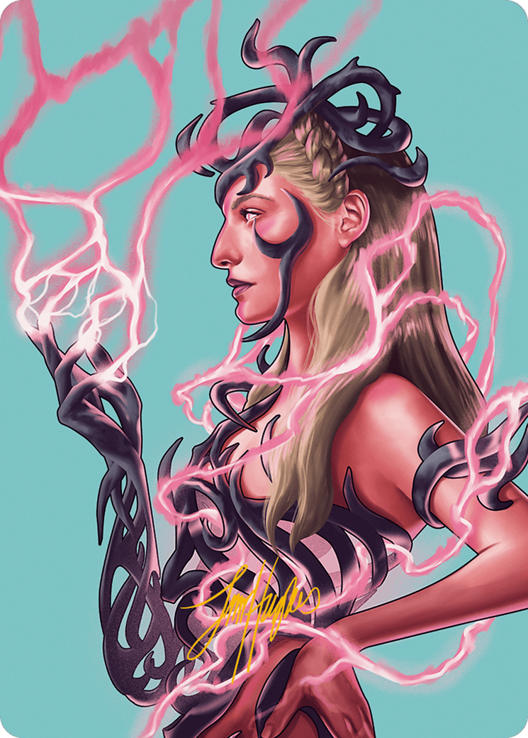 Breya, Etherium Shaper Art Card (Gold-Stamped Signature) [Modern Horizons 3 Art Series] | Devastation Store