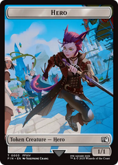Hero (0003) // Knight Double-Sided Token [FINAL FANTASY Tokens] | Devastation Store