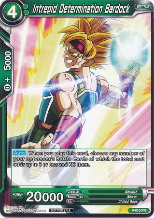 Intrepid Determination Bardock (P-010) [Promotion Cards] | Devastation Store