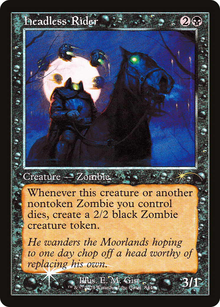 Headless Rider (Retro Frame) [Secret Lair Drop Series] | Devastation Store