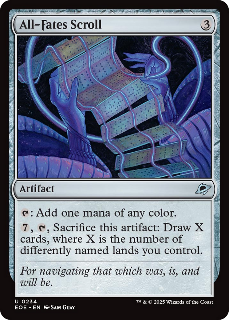 All-Fates Scroll [Edge of Eternities] | Devastation Store