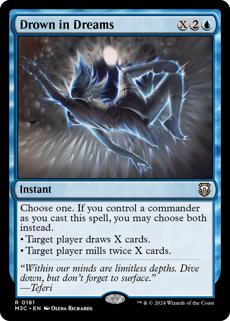 Drown in Dreams (Ripple Foil) [Modern Horizons 3 Commander] | Devastation Store