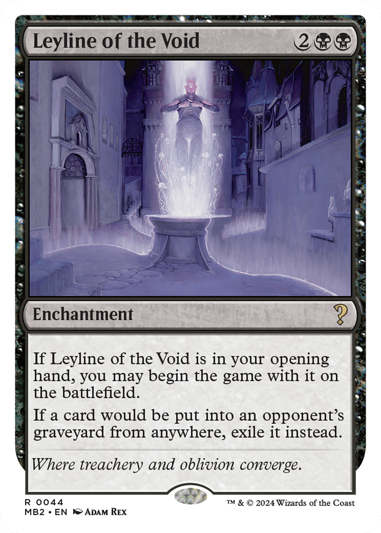 Leyline of the Void (White Border) [Mystery Booster 2] | Devastation Store