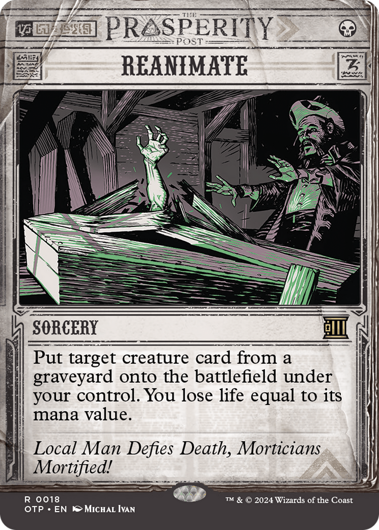 Reanimate [Outlaws of Thunder Junction: Breaking News] | Devastation Store