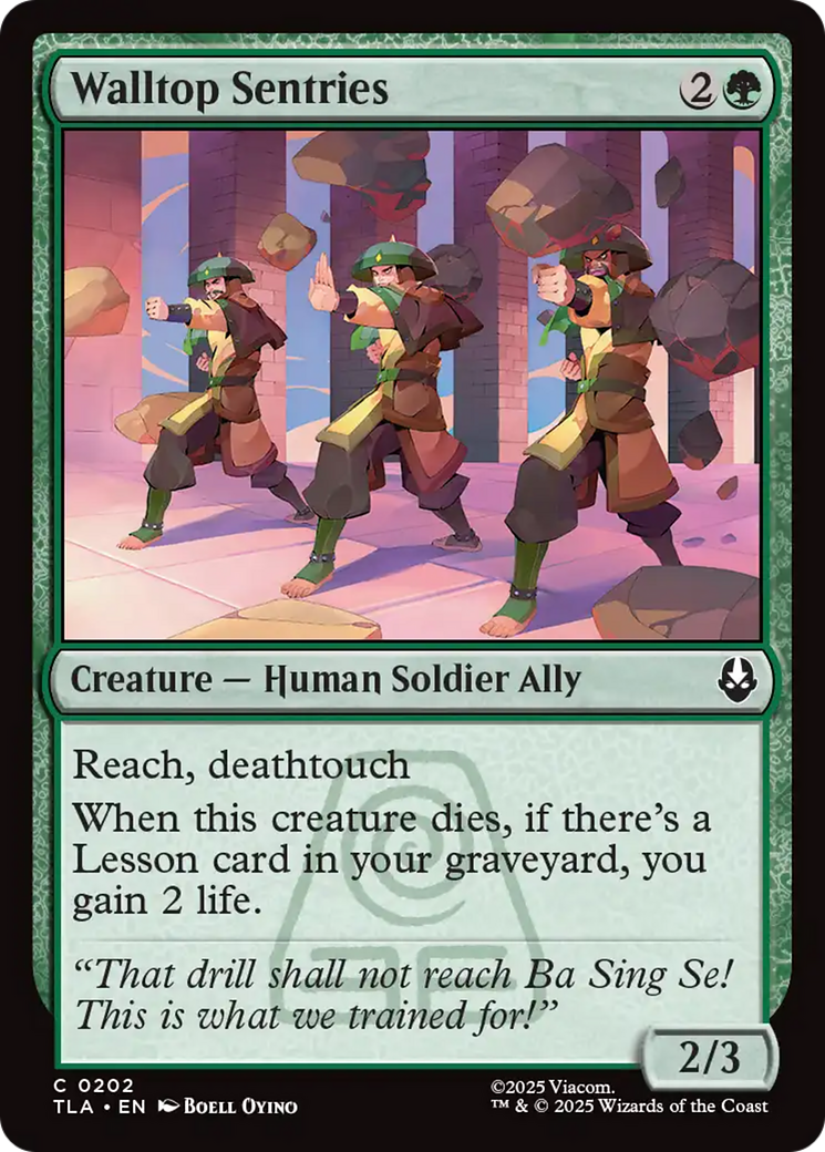 Walltop Sentries [Avatar: The Last Airbender] | Devastation Store