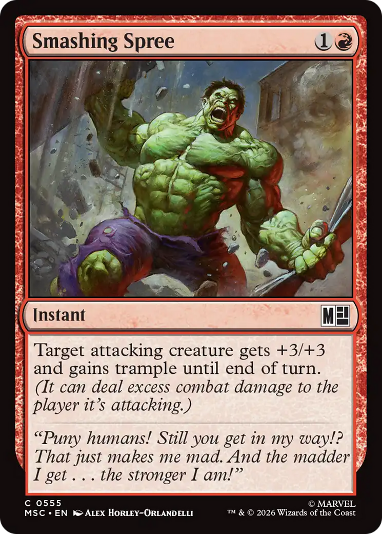 Smashing Spree [Marvel Super Heroes Commander] | Devastation Store