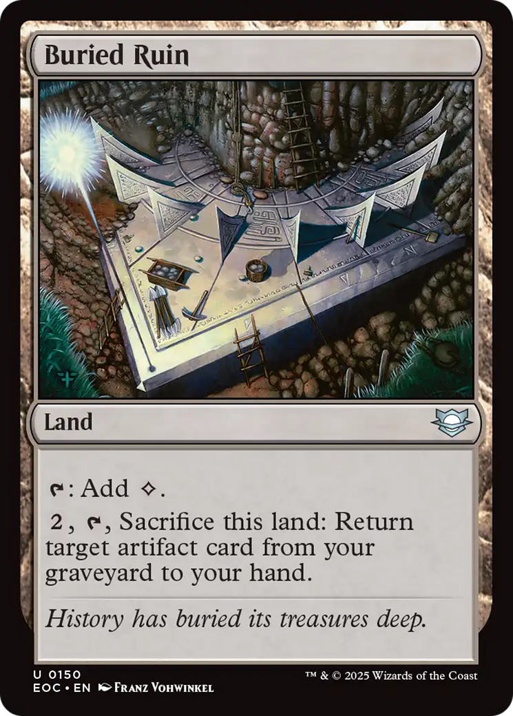 Buried Ruin [Edge of Eternities Commander] | Devastation Store