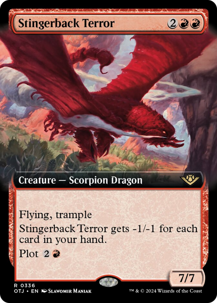 Stingerback Terror (Extended Art) [Outlaws of Thunder Junction] | Devastation Store
