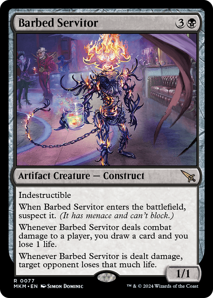 Barbed Servitor [Murders at Karlov Manor] | Devastation Store