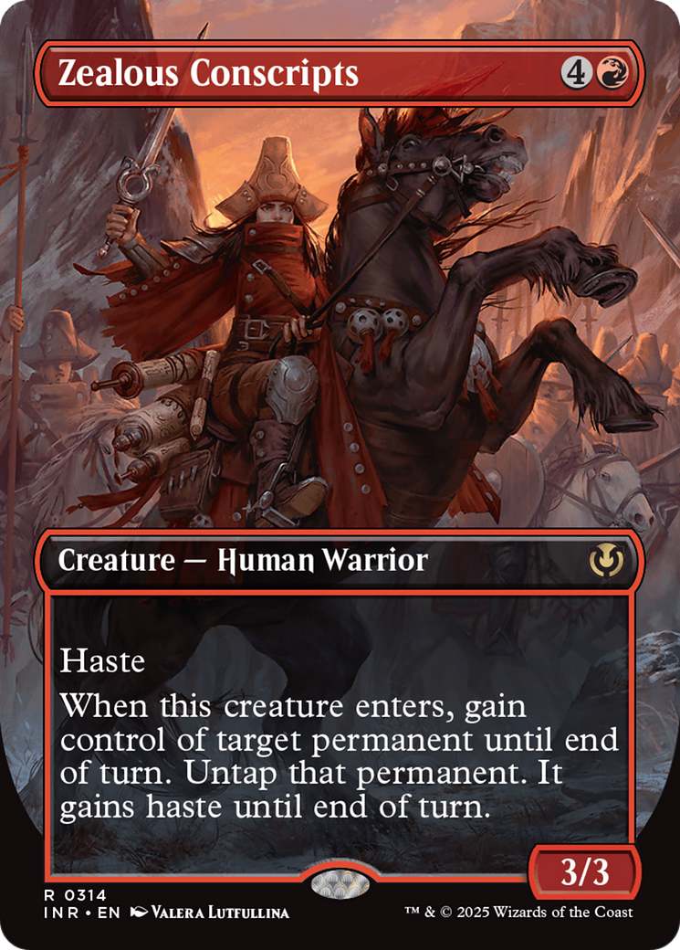 Zealous Conscripts (Borderless) [Innistrad Remastered] | Devastation Store