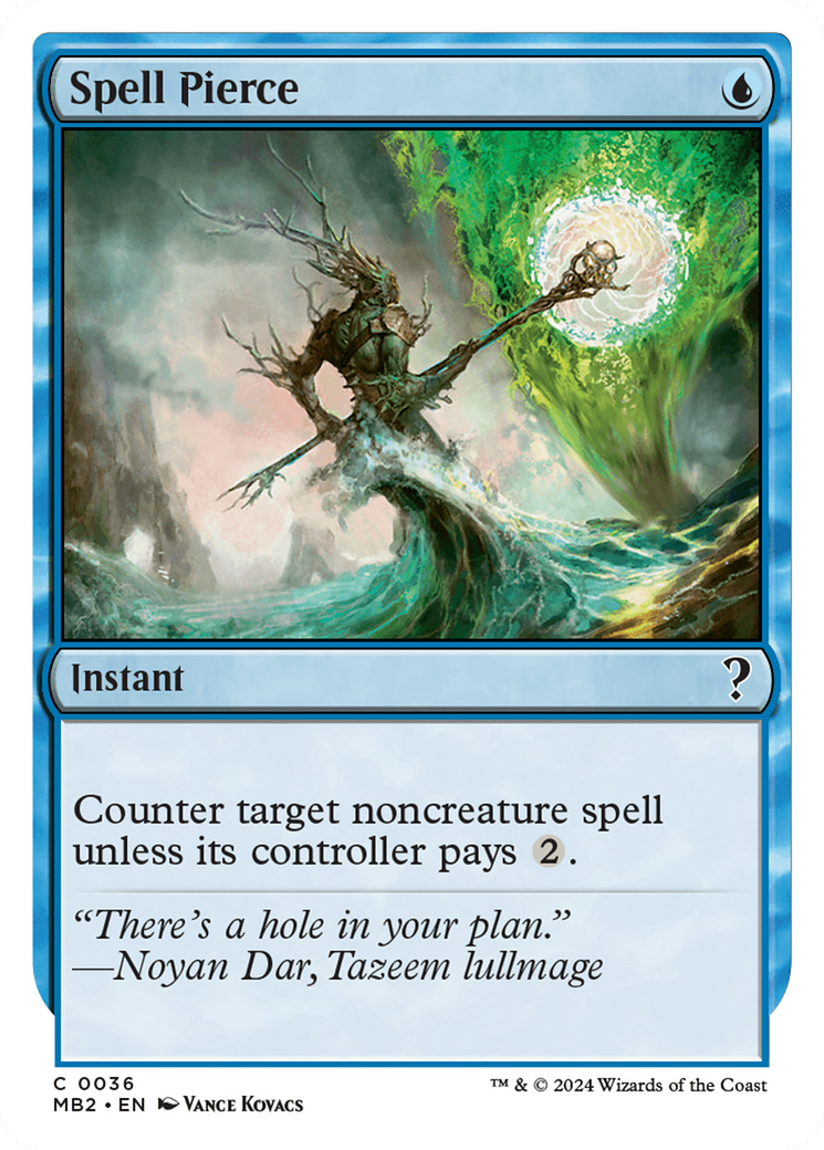 Spell Pierce (White Border) [Mystery Booster 2] | Devastation Store