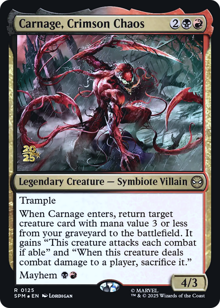 Carnage, Crimson Chaos [Wizards Play Network 2025] | Devastation Store