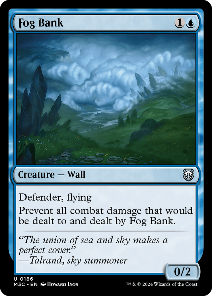 Fog Bank (Ripple Foil) [Modern Horizons 3 Commander] | Devastation Store