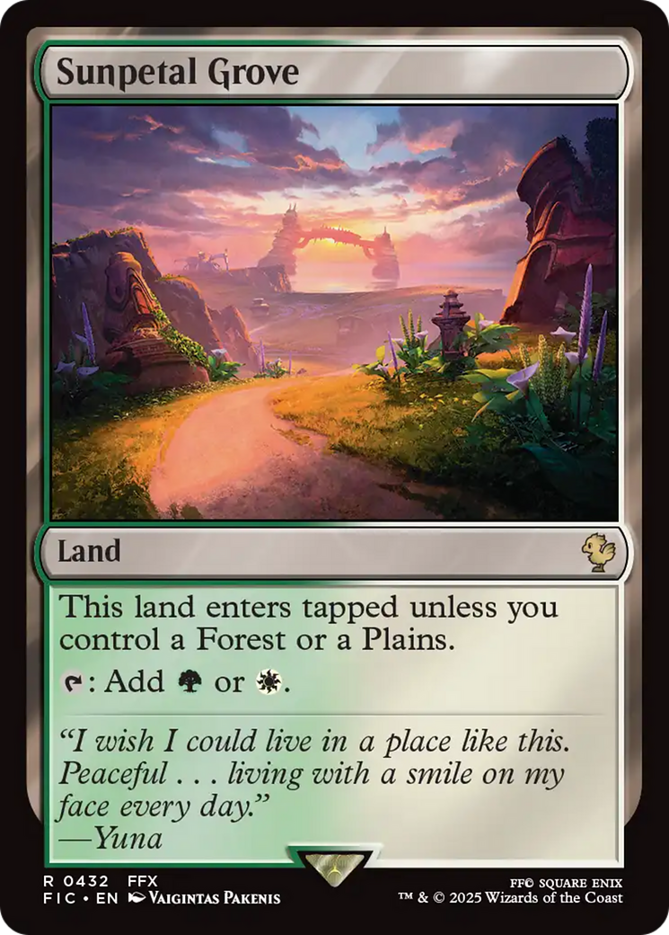 Sunpetal Grove [FINAL FANTASY Commander] | Devastation Store