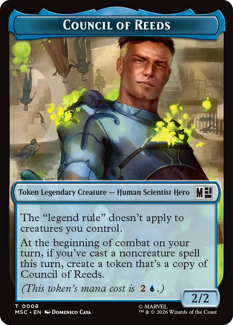 Council of Reeds (008) // Construct (014) Double-Sided Token [Marvel Super Heroes Commander Tokens] | Devastation Store