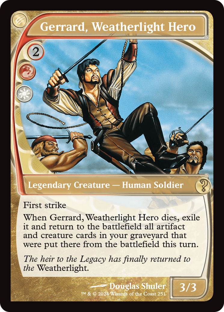 Gerrard, Weatherlight Hero (Future Sight) [Mystery Booster 2] | Devastation Store