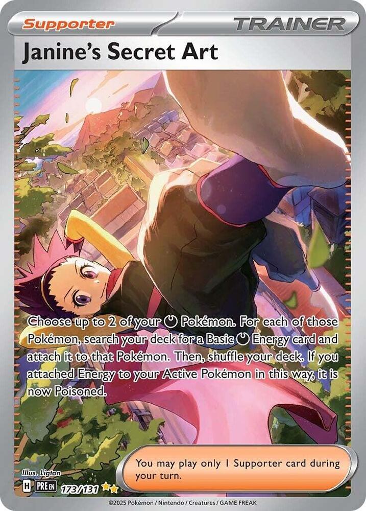 Janine's Secret Art (173/131) [Scarlet & Violet: Prismatic Evolutions] | Devastation Store
