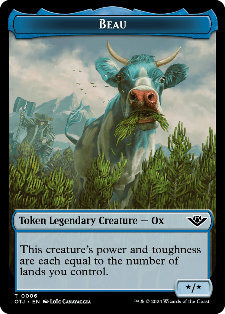 Beau // Plot Double-Sided Token [Outlaws of Thunder Junction Tokens] | Devastation Store