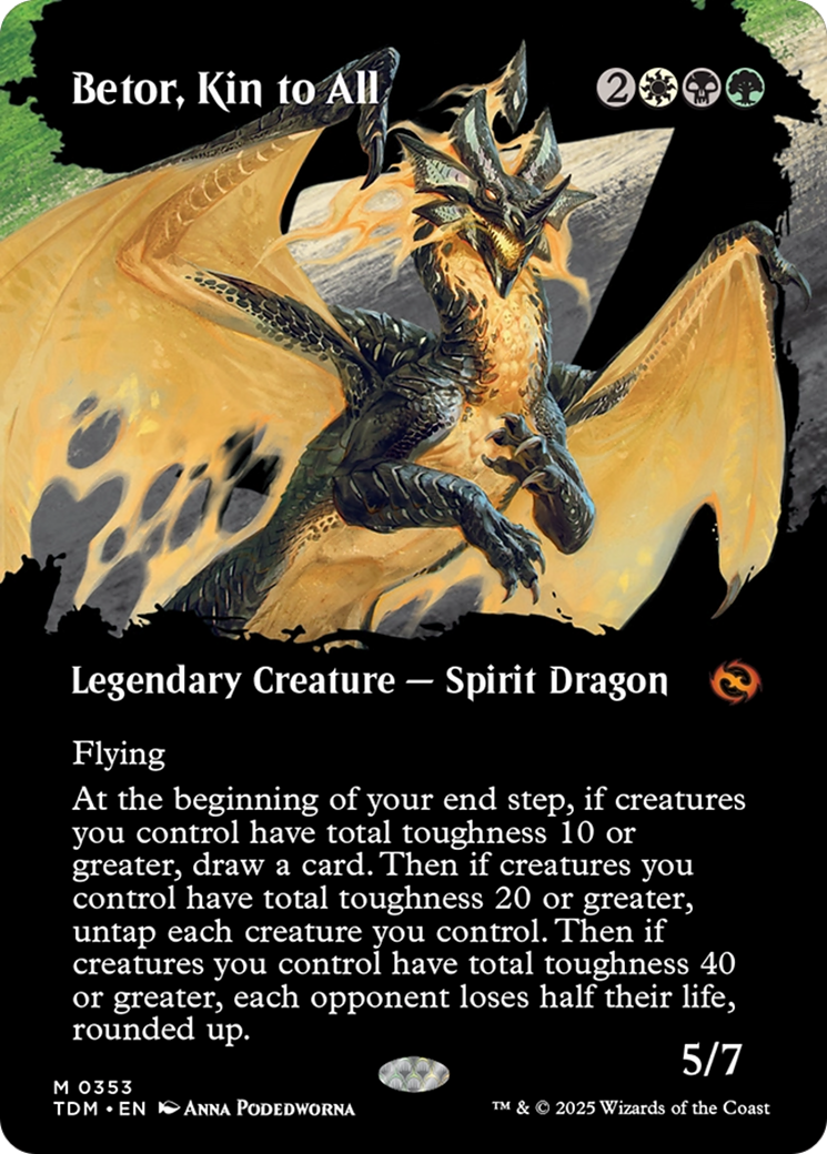 Betor, Kin to All (Borderless) [Tarkir: Dragonstorm] | Devastation Store