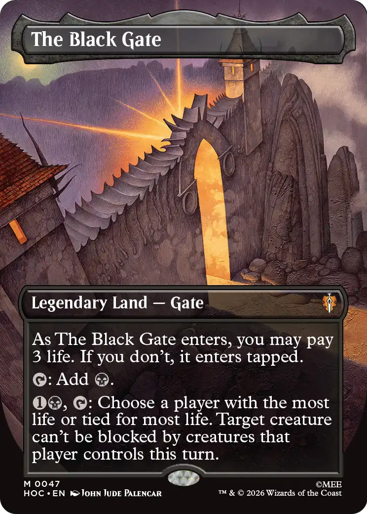 The Black Gate (Borderless) [The Hobbit: Eternal-Legal] | Devastation Store