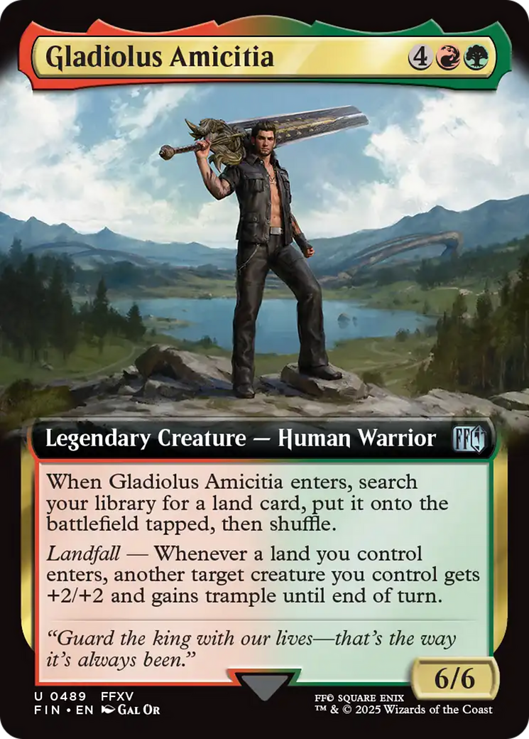 Gladiolus Amicitia (Extended Art) [FINAL FANTASY] | Devastation Store