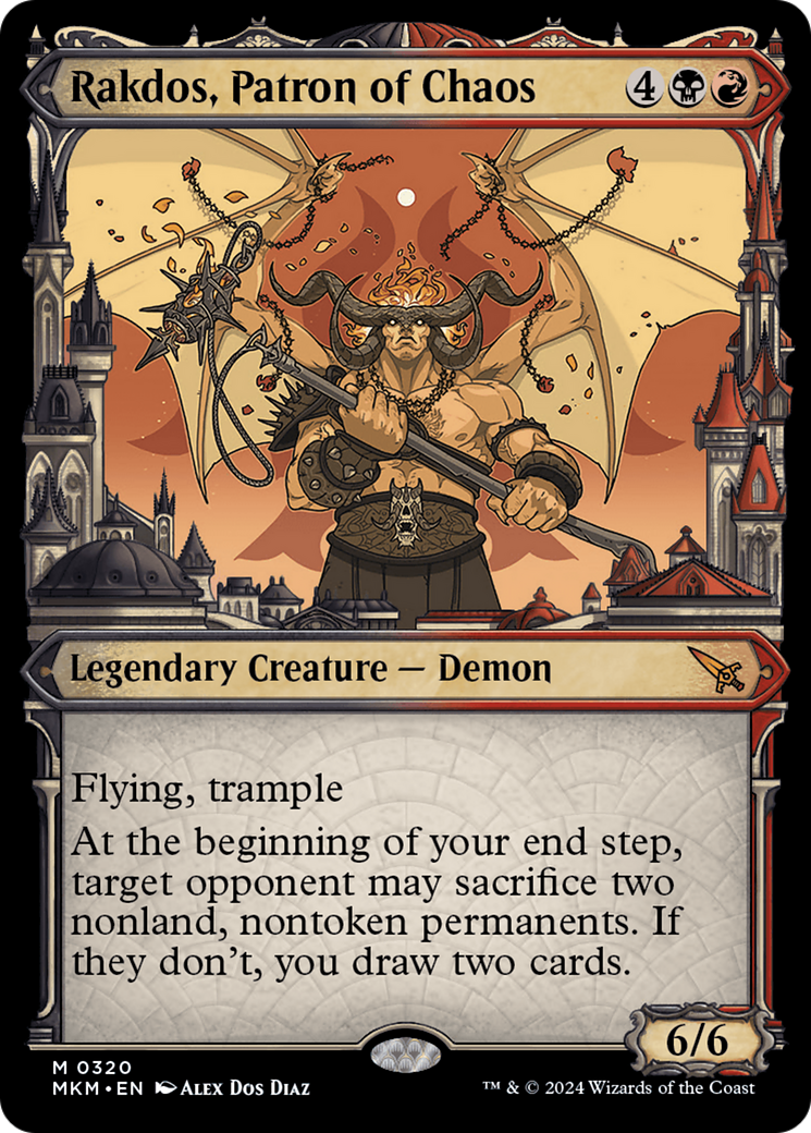 Rakdos, Patron of Chaos (Showcase) (0320) [Murders at Karlov Manor] | Devastation Store