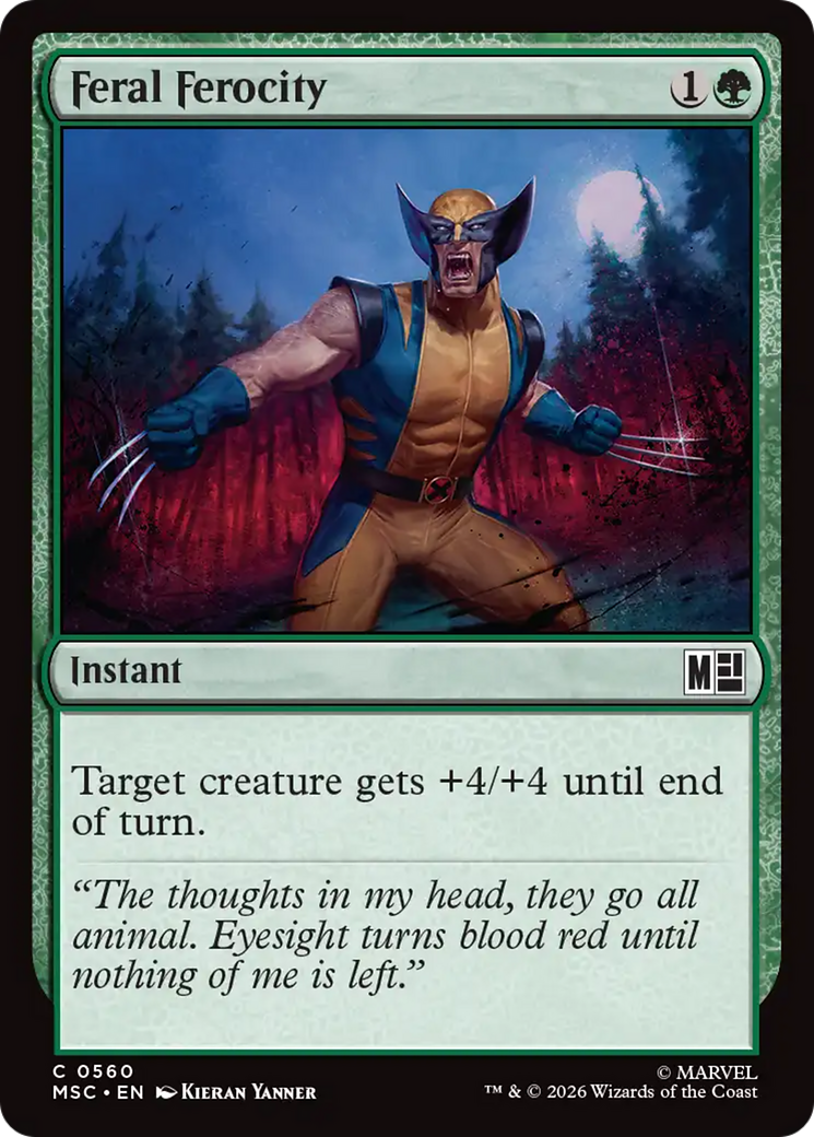 Feral Ferocity [Marvel Super Heroes Commander] | Devastation Store