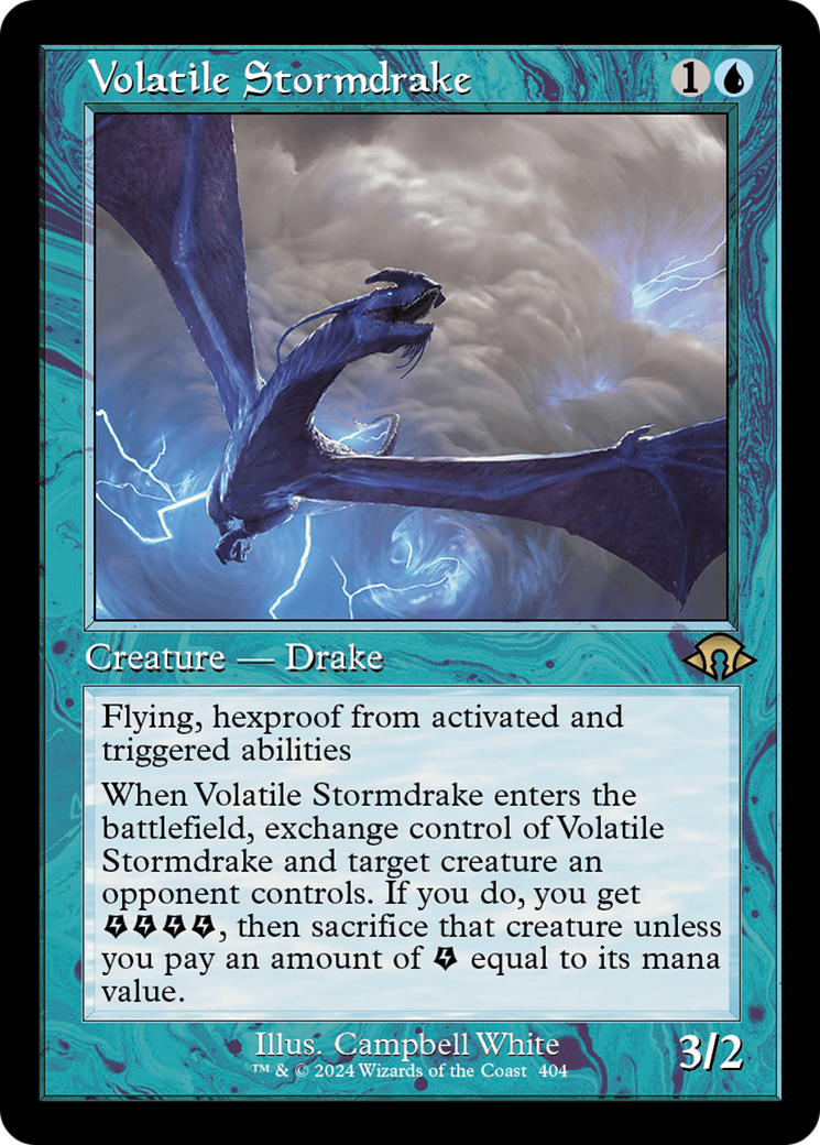 Volatile Stormdrake (Retro) [Modern Horizons 3] | Devastation Store