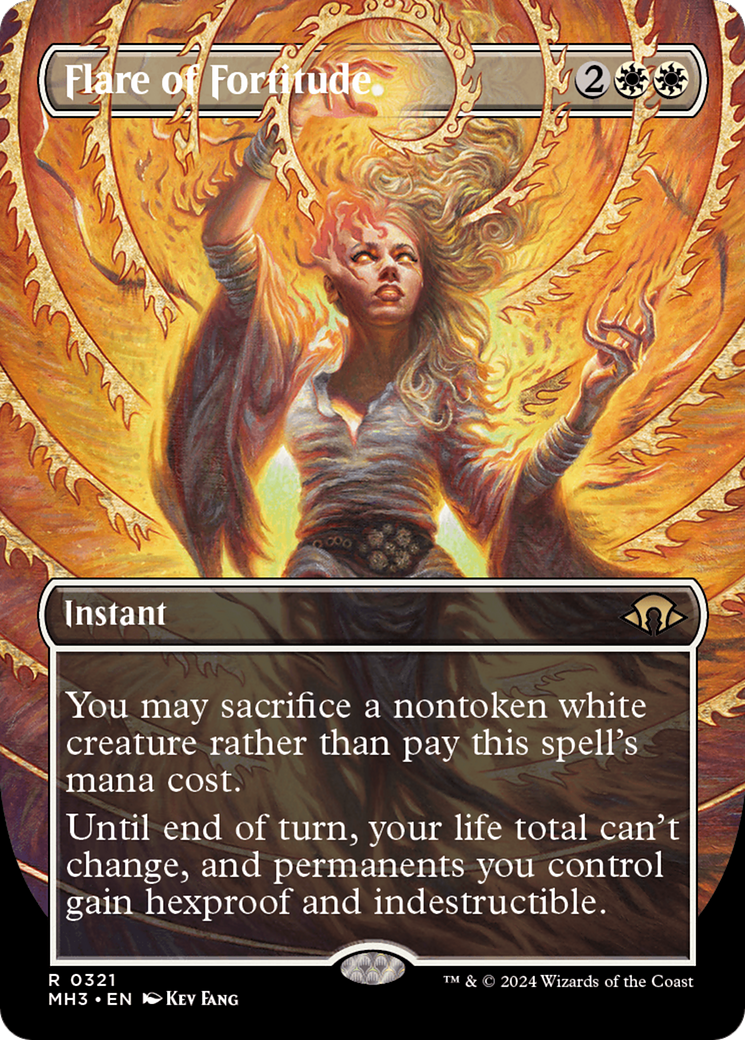 Flare of Fortitude (Borderless) [Modern Horizons 3] | Devastation Store