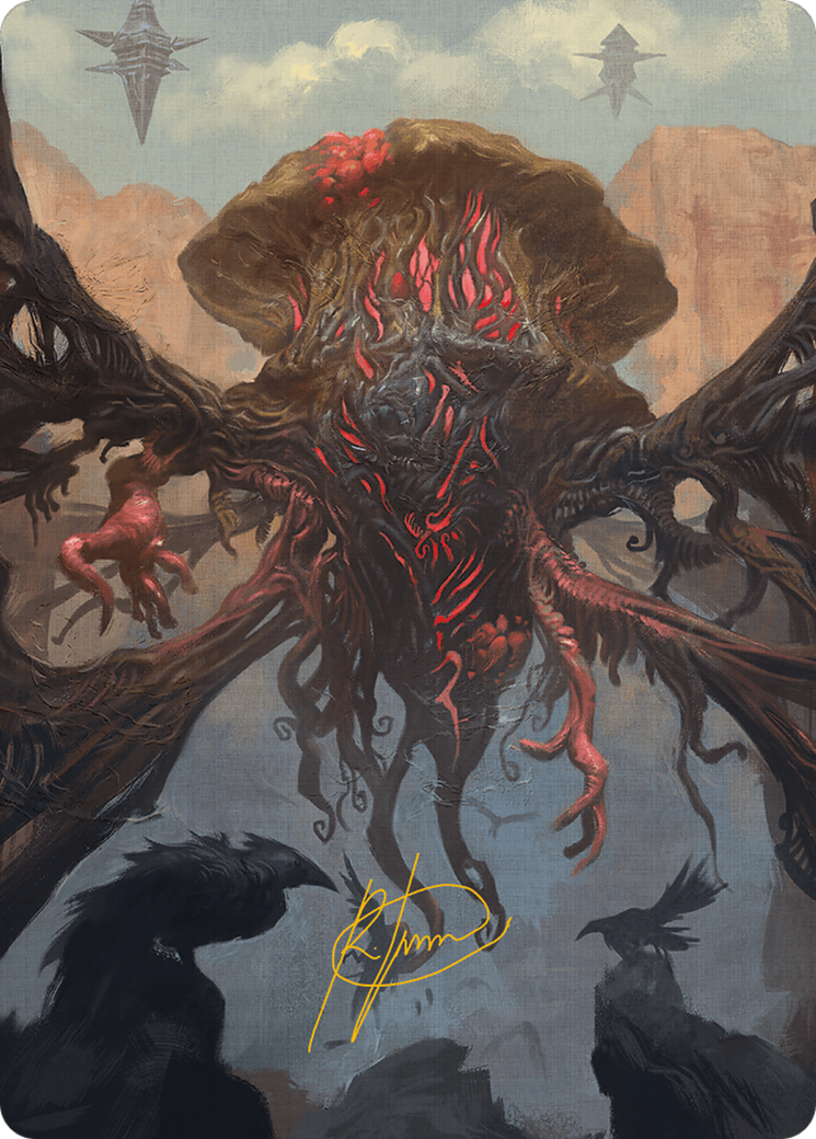 Inversion Behemoth Art Card (Gold-Stamped Signature) [Modern Horizons 3 Art Series] | Devastation Store