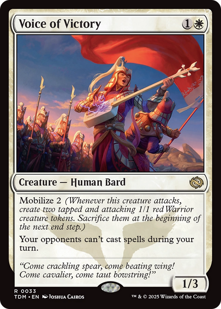 Voice of Victory [Tarkir: Dragonstorm] | Devastation Store