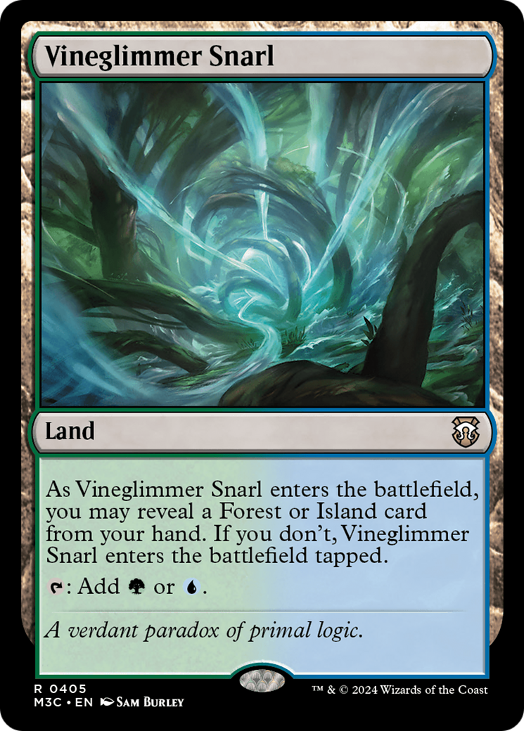 Vineglimmer Snarl (Ripple Foil) [Modern Horizons 3 Commander] | Devastation Store
