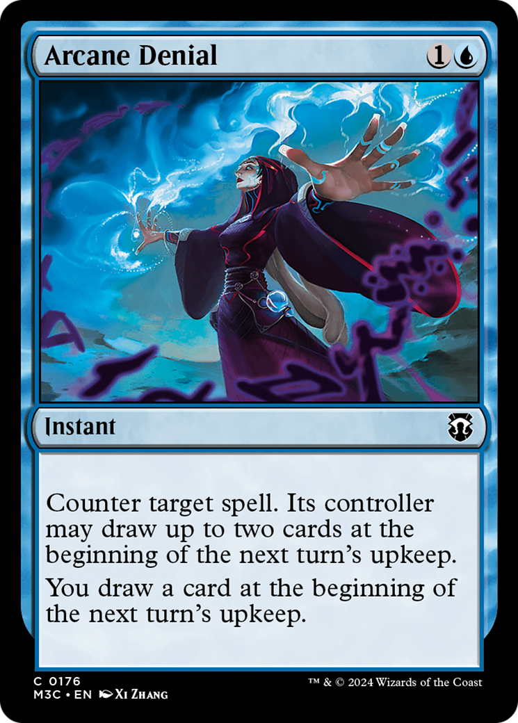 Arcane Denial (Ripple Foil) [Modern Horizons 3 Commander] | Devastation Store