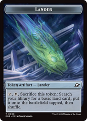 Robot // Lander (0008) Double-Sided Token [Edge of Eternities Tokens] | Devastation Store
