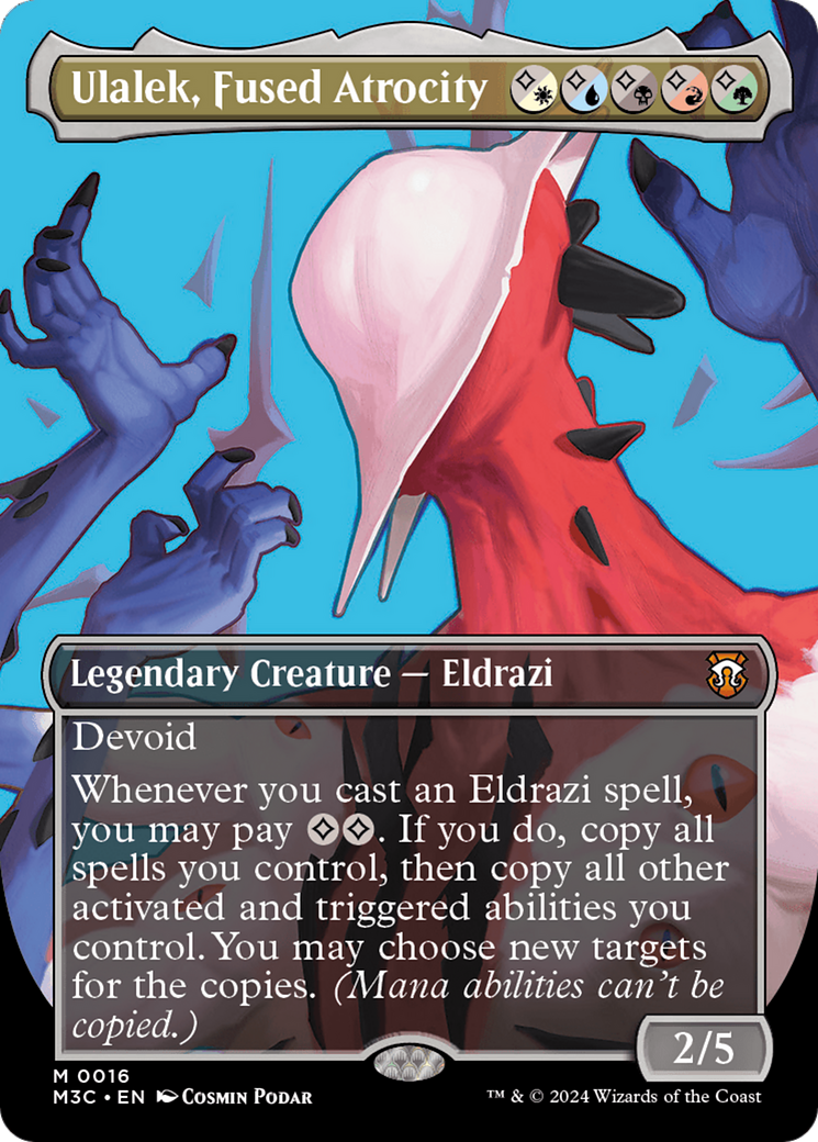 Ulalek, Fused Atrocity (Borderless) [Modern Horizons 3 Commander] | Devastation Store