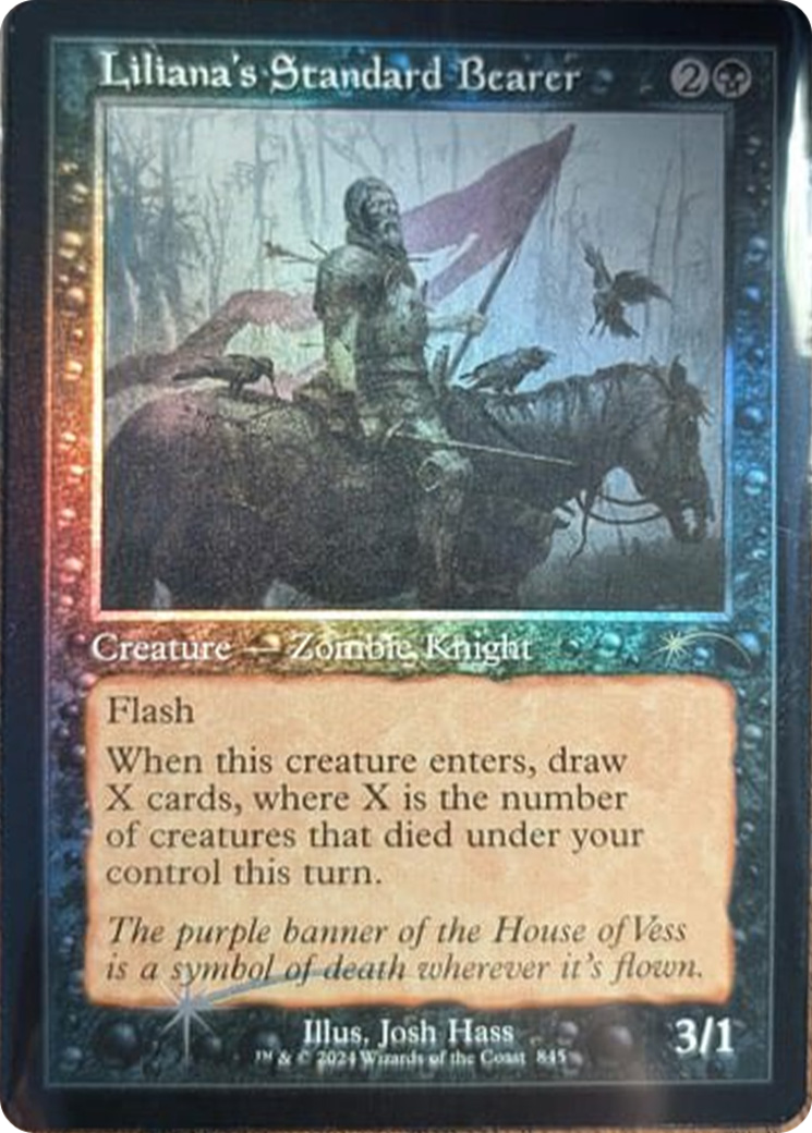 Liliana's Standard Bearer (Retro Frame) [Secret Lair Drop Series] | Devastation Store