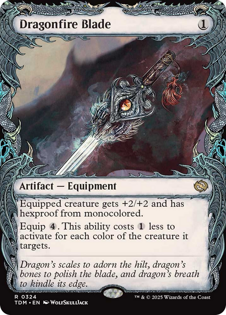Dragonfire Blade (Showcase) [Tarkir: Dragonstorm] | Devastation Store