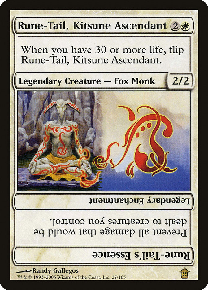 Rune-Tail, Kitsune Ascendant // Rune-Tail's Essence [Saviors of Kamigawa] | Devastation Store