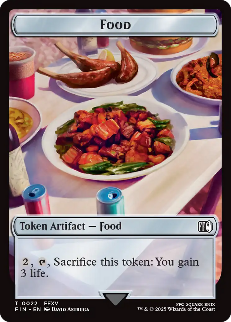 Hero (0002) // Food Double-Sided Token [FINAL FANTASY Tokens] | Devastation Store