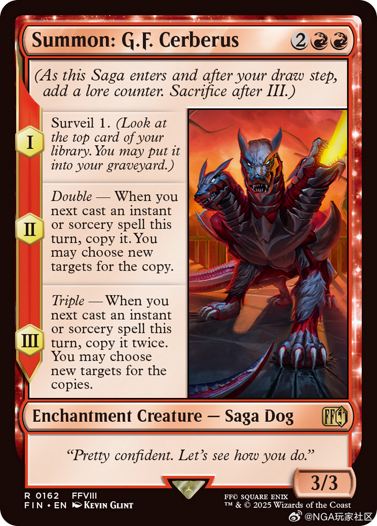 Summon: G.F. Cerberus [FINAL FANTASY] | Devastation Store