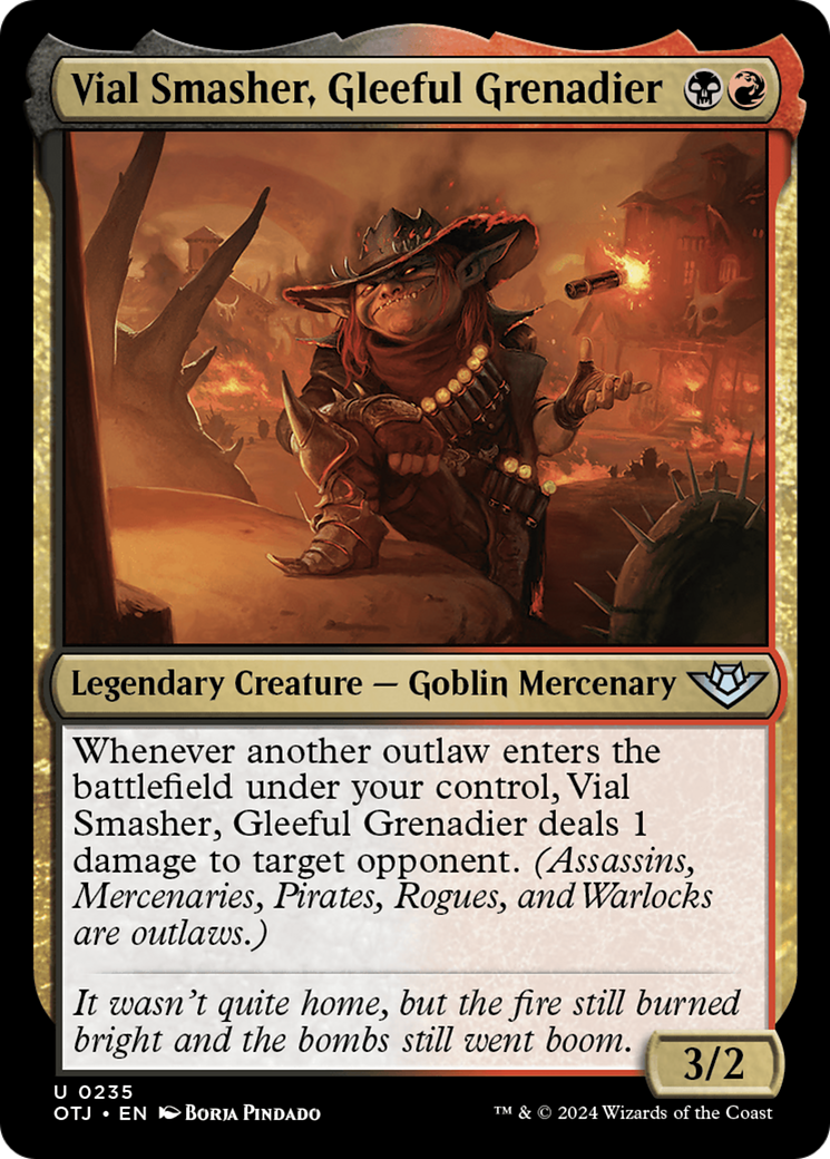 Vial Smasher, Gleeful Grenadier [Outlaws of Thunder Junction] | Devastation Store